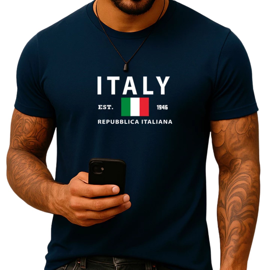 Camiseta Masculina Premium Republica Itália