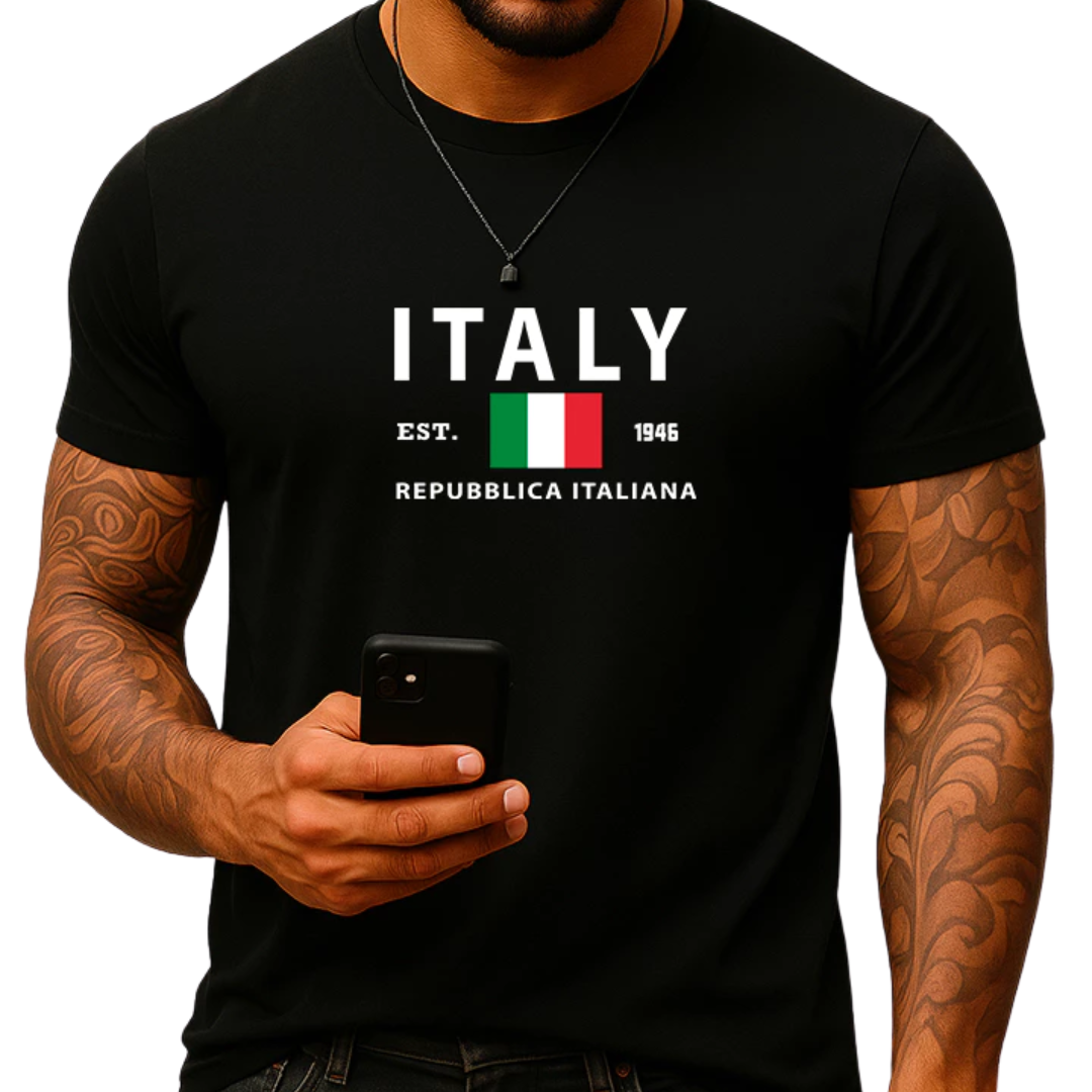 Camiseta Masculina Premium Republica Itália