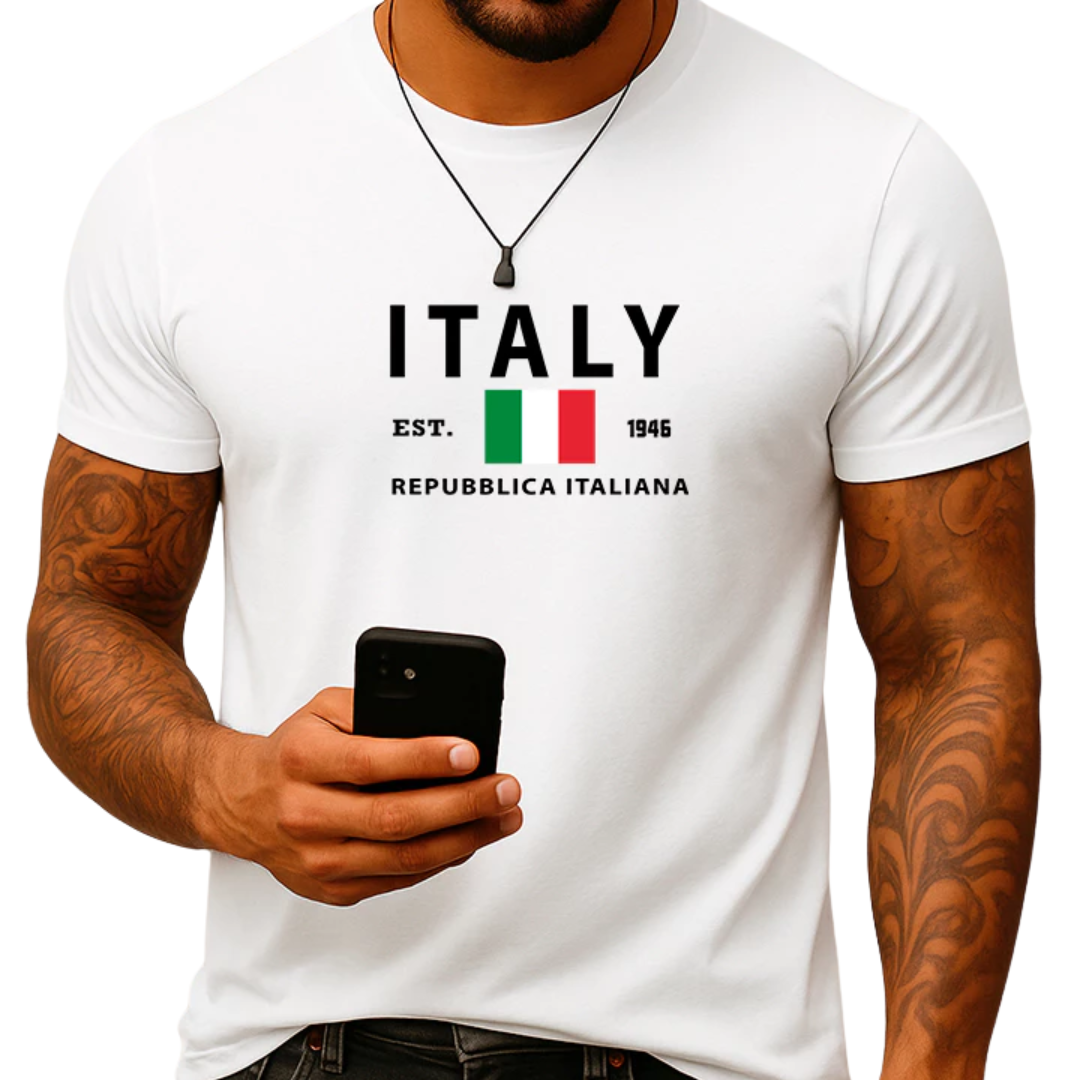 Camiseta Masculina Premium Republica Itália
