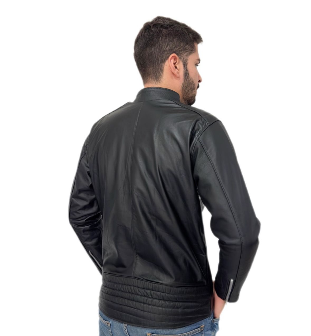 Jaqueta de Couro Bovina Stillo Slim