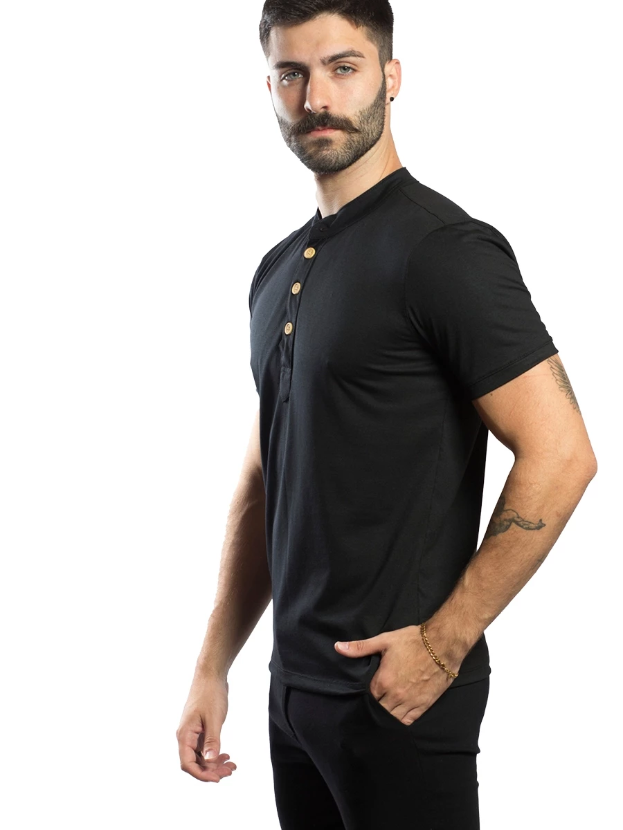 Camisa Masculina Gola Padre Stillo