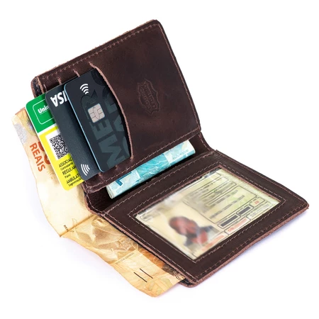 Carteira Masculina Couro Slim