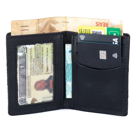 Carteira Masculina Couro Slim