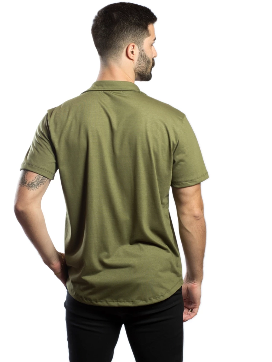 Camisa Slim Masculina Malha Premium Stillo