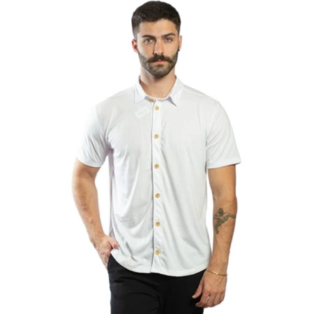 Camisa Slim Masculina Malha Premium Stillo