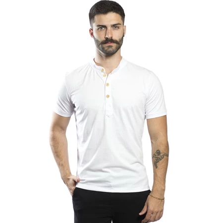 Camisa Masculina Gola Padre Stillo
