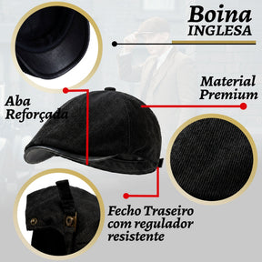 boina cap inglesa, boina cap inglesa masculina, boina inglesa masculina, boina masculina, boina masculina ajustável, boina masculina canelada, boina retrô masculina, boina clássica masculina, boina estilo peaky, boina com fivela, boina ajustável, boina para inverno, boina para outono, boina masculina elegante