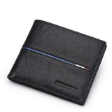 Carteira Masculina de Couro Bison Denim